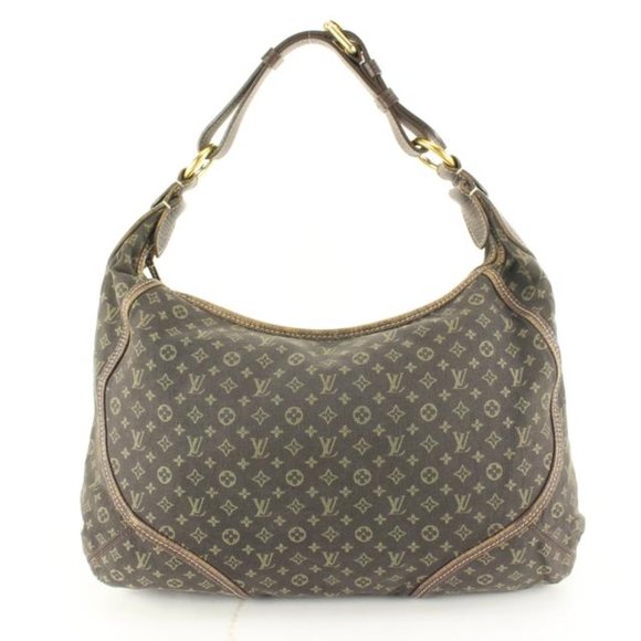 Louis Vuitton Brown Monogram Mini Lin Manon MM Hobo 24lk617s - Picture 7 of 12
